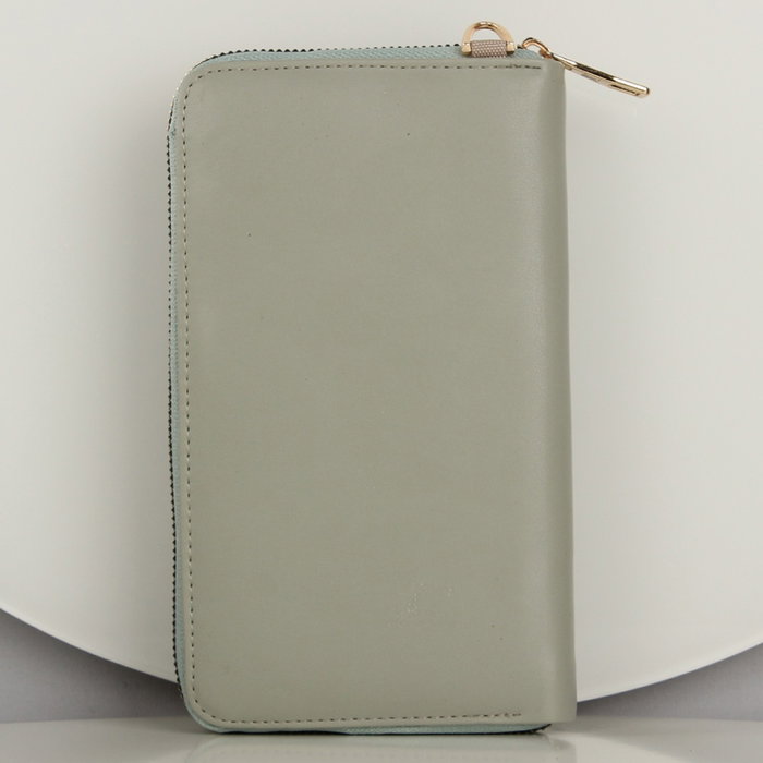 Zoozie Bags Bolso Cruzado de Piel Verde Menta con Compartimento para Teléfono